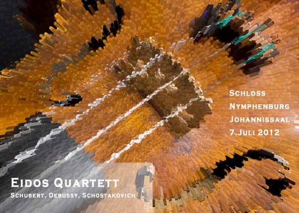 Konzertplakat Eidos-Quarett